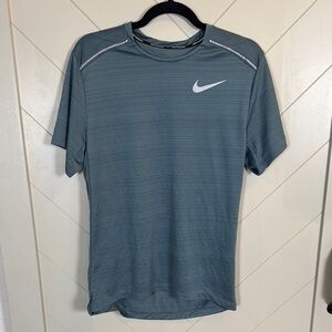 Nike Running Breathe Blue Shirt